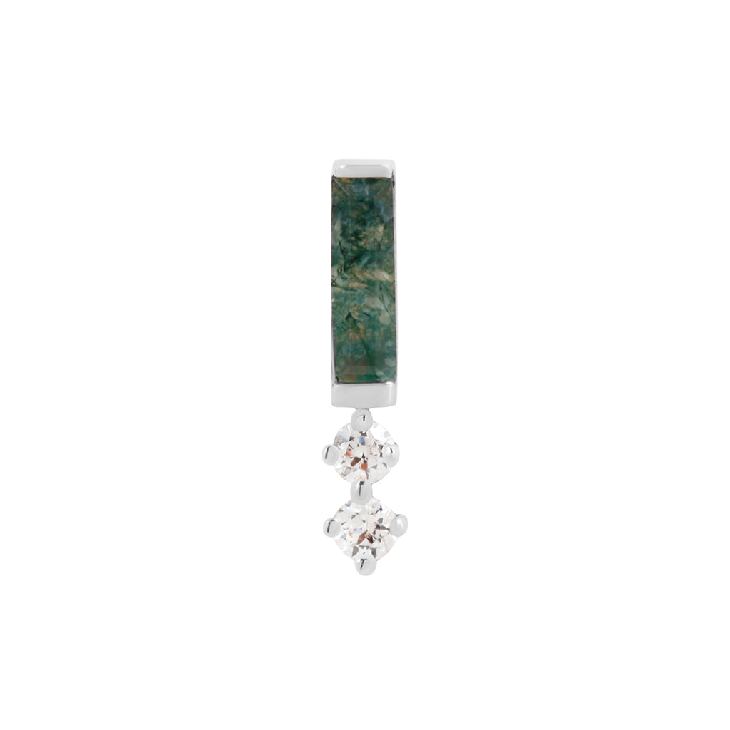 Crave Moss Agate and CZ